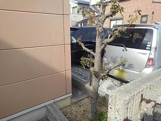 駐車場　物件前にあり