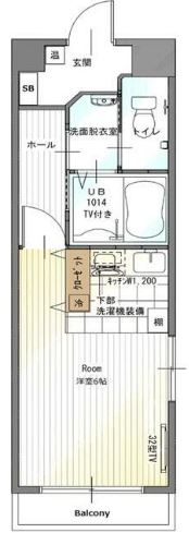 地下鉄空港線 大濠公園駅 徒歩8分 6階建 築38年の間取り写真
