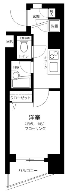 パレステュディオ渋谷WESTの間取り