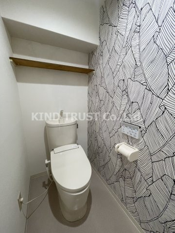 トイレ　ゆったりとした空間のトイレです