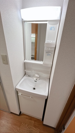 洗面設備　他号室のお写真です