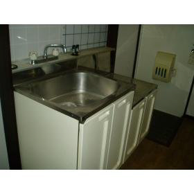 キッチン　キッチン　２口ガスコンロ設置可能です（＾ｖ＾）