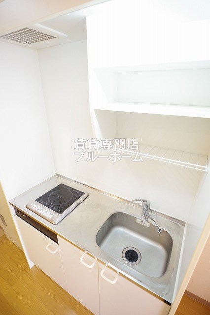 キッチン　1口IHのシステムキッチンです！