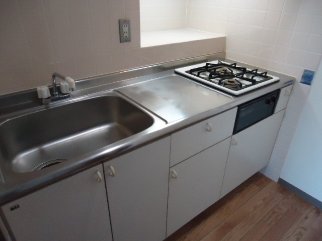 キッチン　２口ガスキッチン