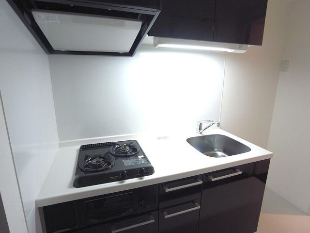 キッチン　２口コンロで、色々なお料理に挑戦しましょう！