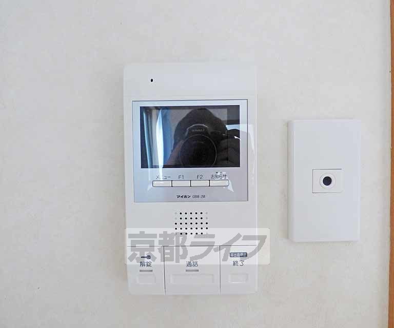 セキュリティ　相手の顔が見れて安心です。