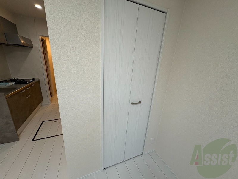 収納　ここに収納があります。収納があると部屋が広く使えます。