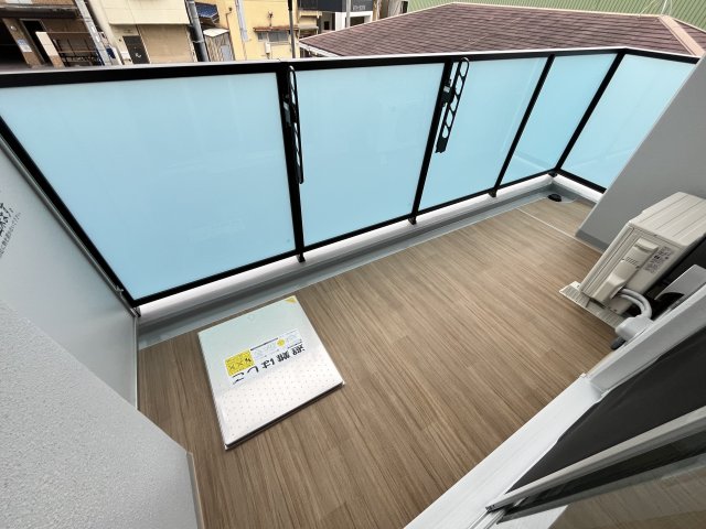 バルコニー　落ち着いた時間を過ごせるバルコニーです