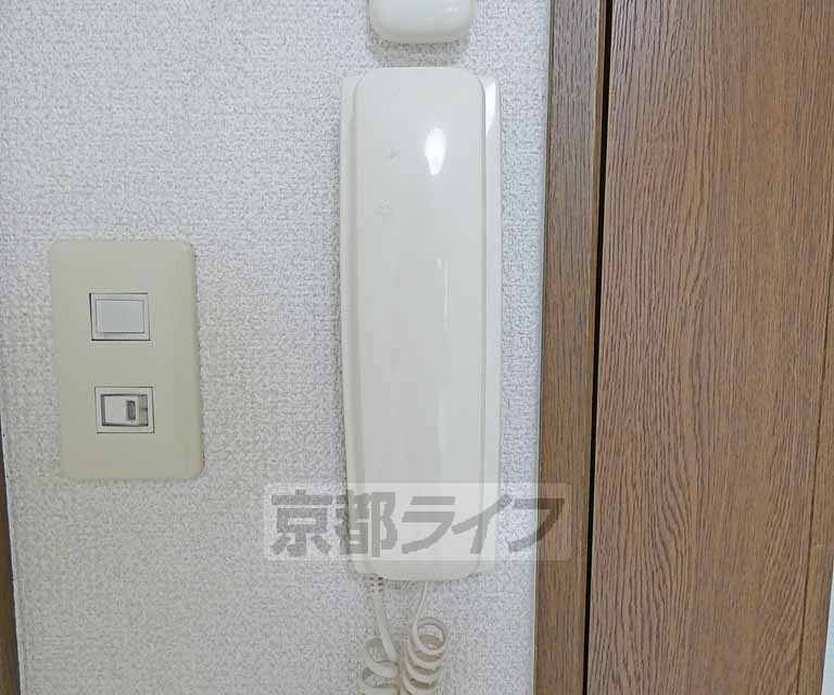 セキュリティ　受話器です