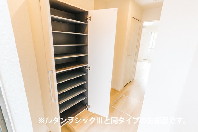 収納　収納のためのスペースです