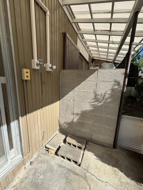 その他設備　外置き洗濯機置き場