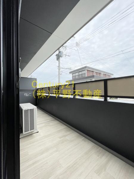 バルコニー　同建設会社施工の別物件です。