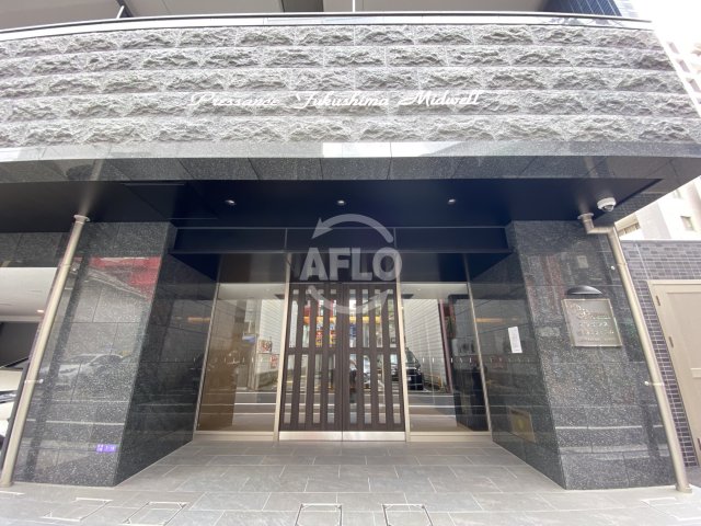 エントランス　プレサンス福島ミッドエル　エントランス