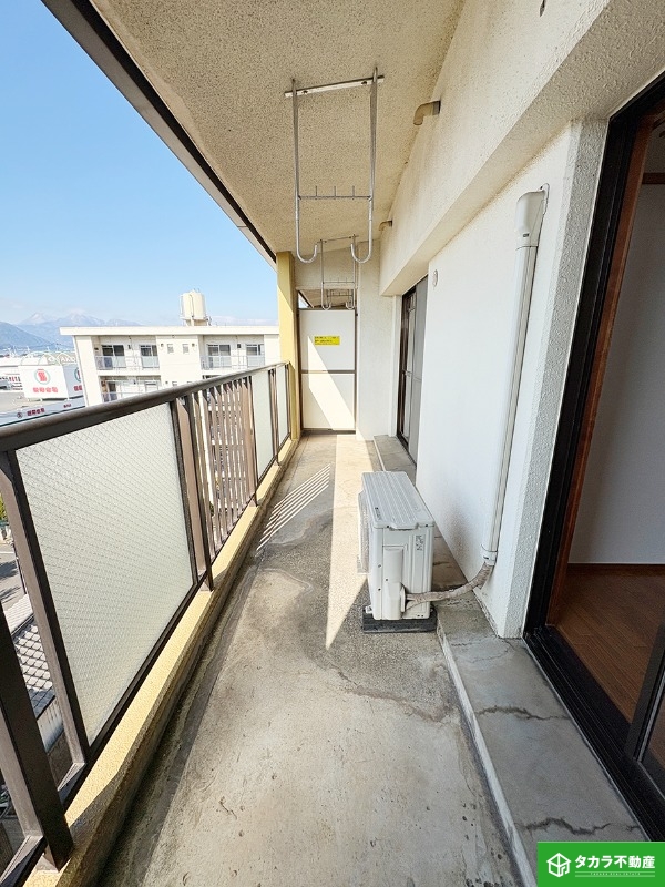 バルコニー　写真は５０２号