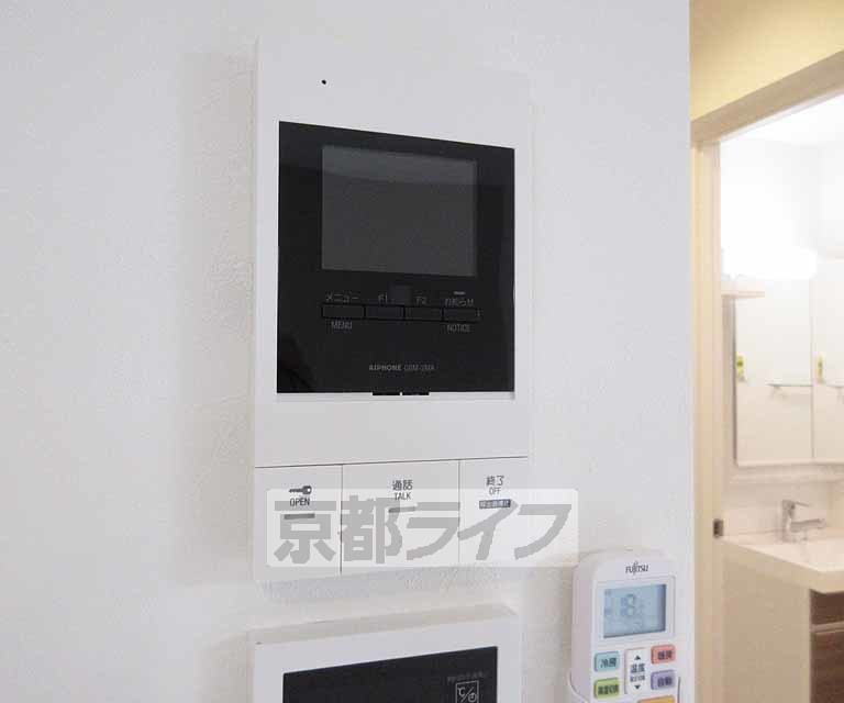 セキュリティ　モニター付きで安心・