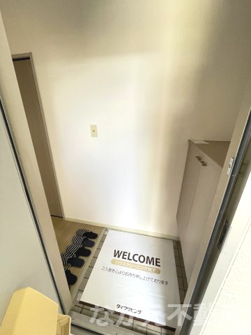 玄関　ゆったりとした玄関です