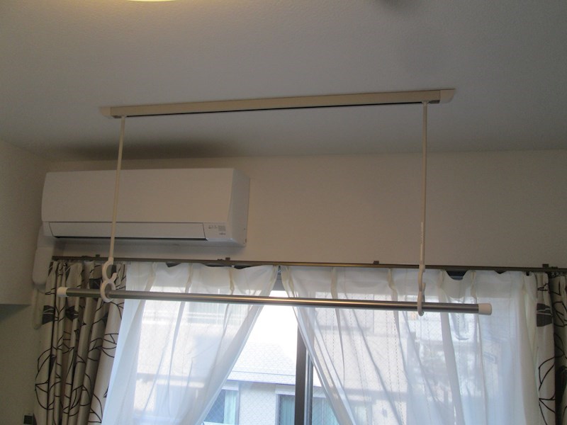 その他設備　室内物干し