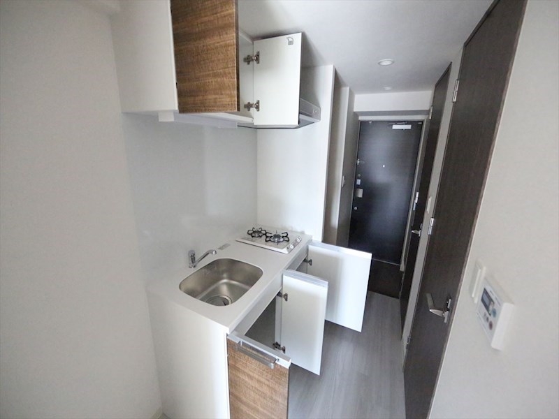 キッチン　システムキッチン（ガス2口コンロ付）