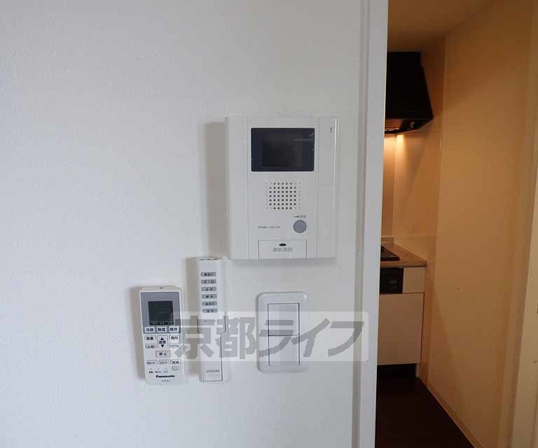 セキュリティ　来客も安心です。