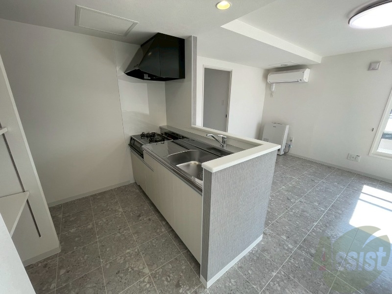 キッチン　システムキッチンなので、すぐお料理に使えます！