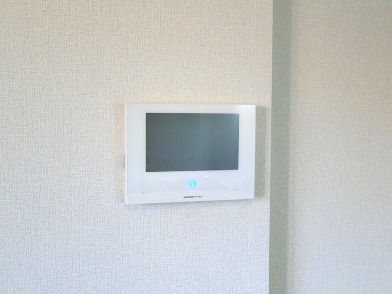 セキュリティ　大きな画面のTVインターホンで安心
