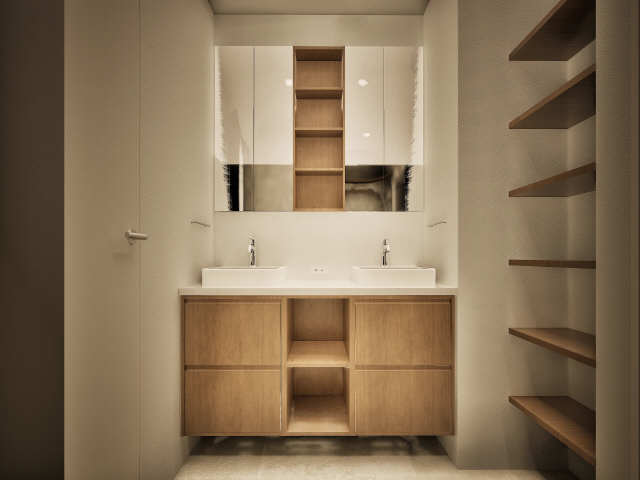 洗面設備　イメージ図となります。