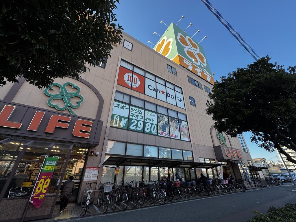 スーパー　ライフ平野西脇店（スーパー）まで348m