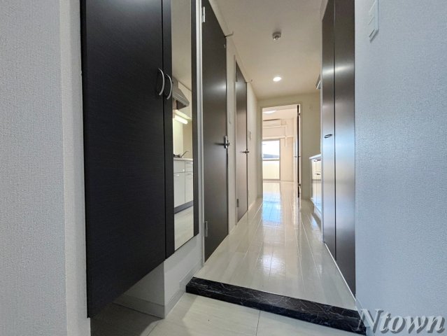 玄関　明るい玄関です