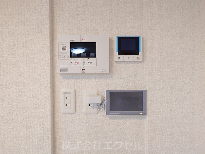 セキュリティ　来訪者の姿を確認できます。