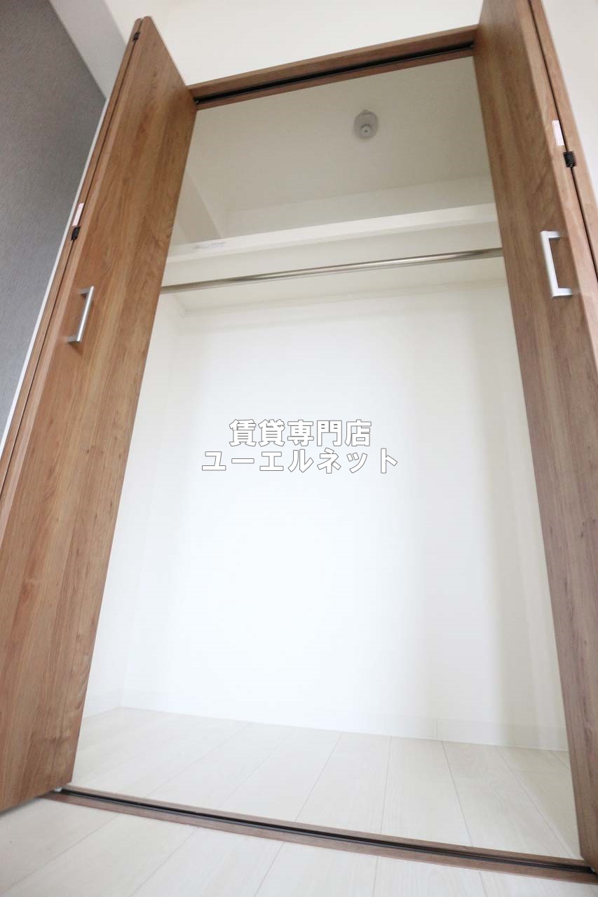 収納　クローゼット付きでお部屋もスッキリ♪