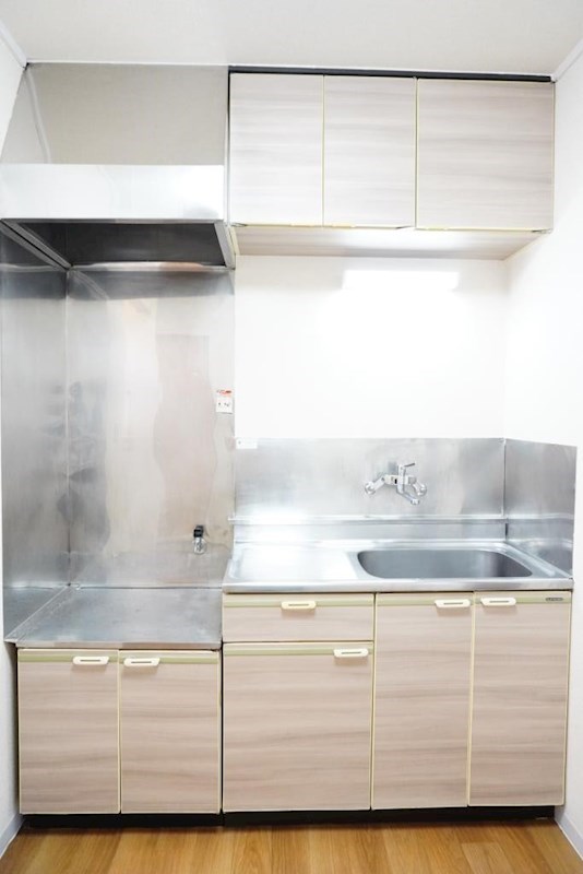 キッチン　ガスコンロ設置可のキッチン