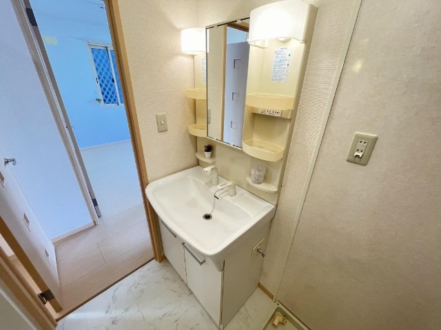 洗面設備　嬉しい独立洗面所