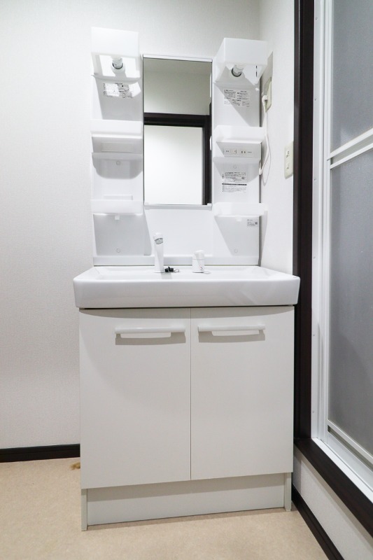 洗面設備　図面と現状に相違がある場合には現状を優先