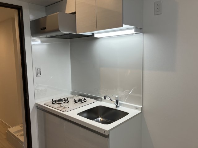 キッチン　コンパクトなキッチンで掃除もラクラク