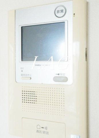セキュリティ　モニター付きインターフォンです。