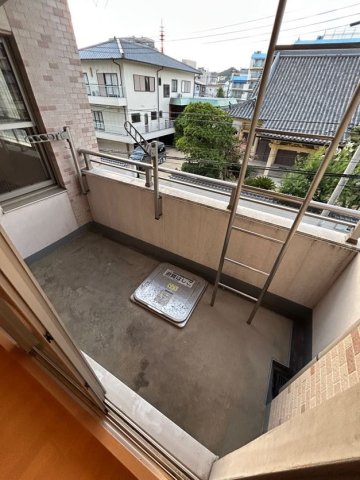 バルコニー　落ち着いた時間を過ごせるバルコニーです