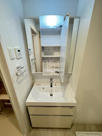 洗面設備　プレジオ松屋町　独立洗面化粧台