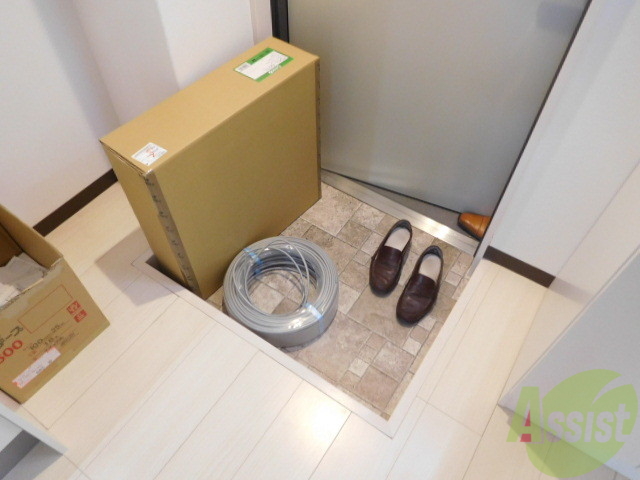 玄関　広々しています。