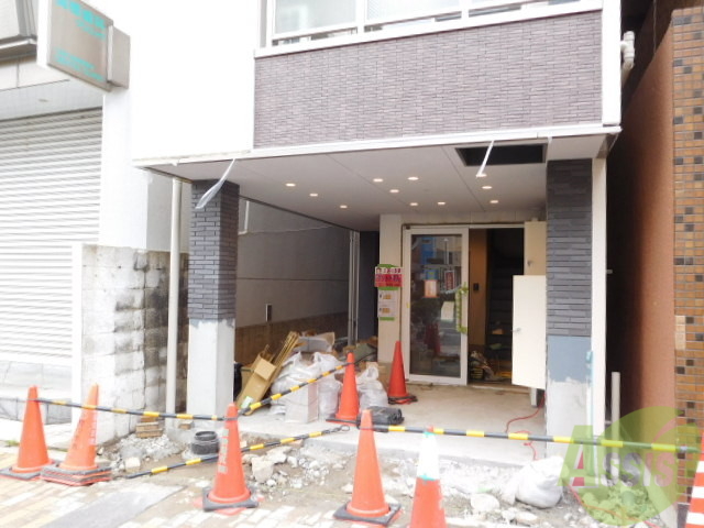 エントランス　綺麗になりそうですね。