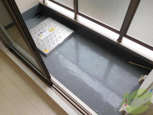 バルコニー　広いですね。