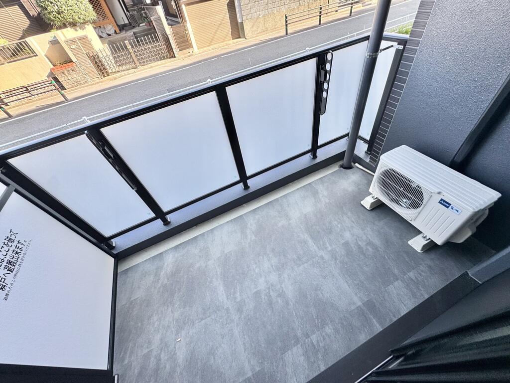 バルコニー　105号の写真です。