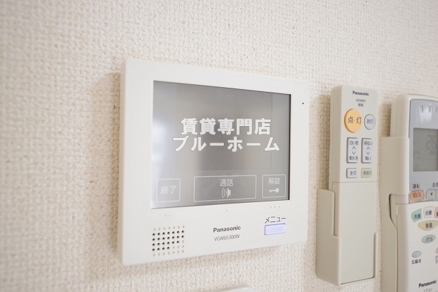 セキュリティ　モニター付きインターホン！