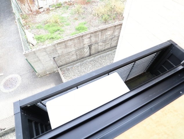 バルコニー　広々としたバルコニーです