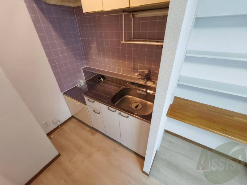 キッチン　清潔感がありお洒落なキッチンになっていました！