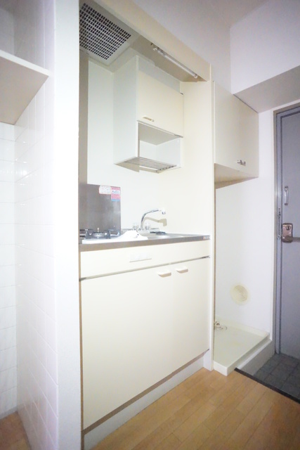 キッチン　１口ガスコンロ設置済！お引越し後すぐにお料理できます☆