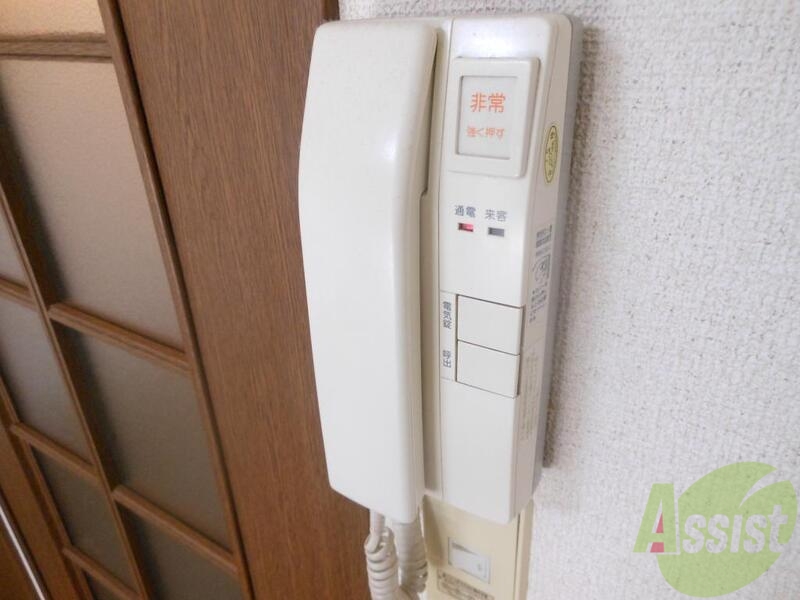 セキュリティ　インターフォン付きです