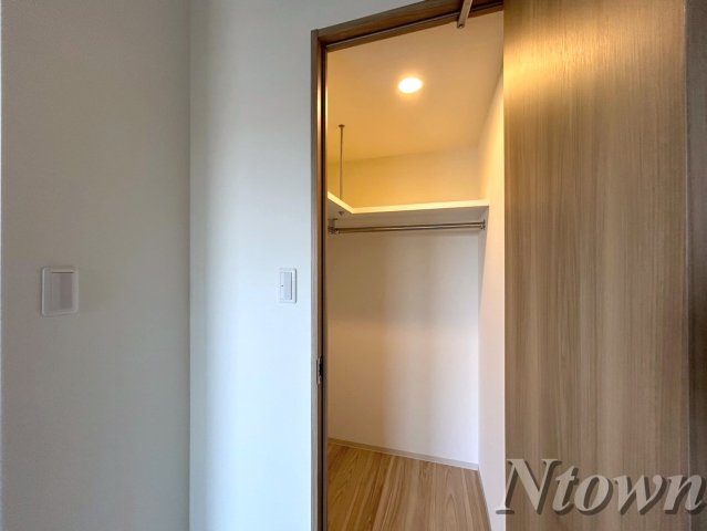 収納　たっぷりとした収納スペースです