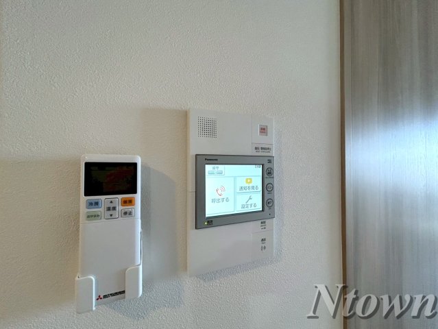 セキュリティ　モニター付きインターフォンです