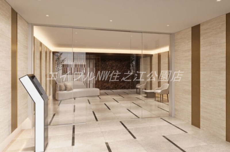 エントランス　完成予想パース