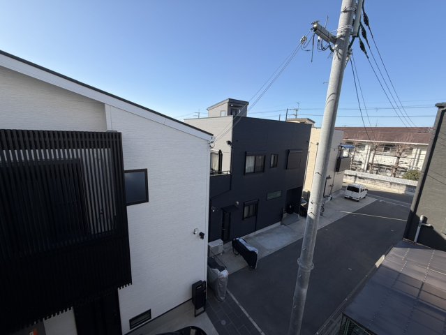 眺望　東向きです